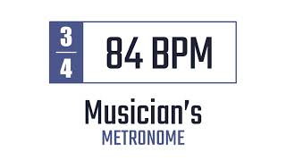 84 BPM - 3/4 - Metronome