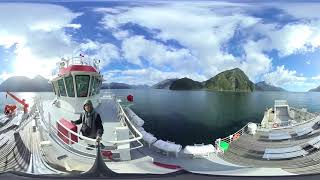 Ferry Crossing & Carretera Austral, Ruta 7 in Patagonia, Chile 360° VR