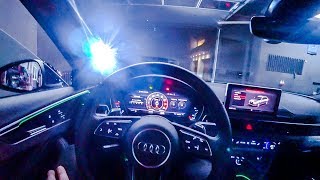 2019 Audi RS4 Avant 600HP (B9) NIGHT POV DRIVE Onboard (60FPS)