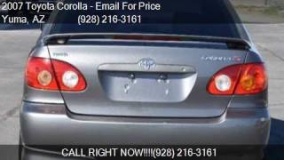 2007 Toyota Corolla S 4dr Sedan (1.8L I4 4A) for sale in Yum