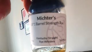 Michter's Rye Barrel Proof, 56.9% - Whisky Wednesday.