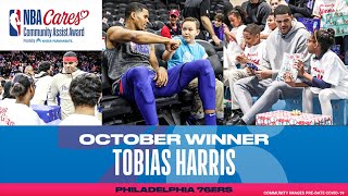 2021 NBA Cares Community Assist Award (October): Tobias Harris