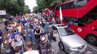 Anti VAX Passport & MEDICAL FREEDOM MARCH ''Mobile Footage'' - Aug 28.2021