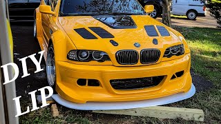 E46 GTR Gets a SUPER AGGRESSIVE Custom Front LIP