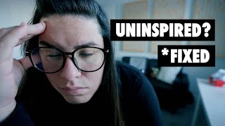 Real talk* Making music when you're UNINSPIRED | 3 Tips to get back to it