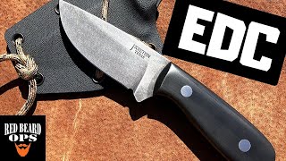 Making a Small EDC Fixed Blade Knife - Start to Finish