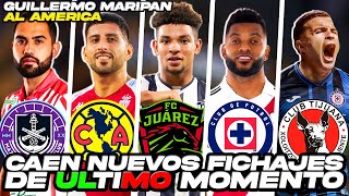 GUILLERMO MARIPAN AL AMERICA ¡VALOYES Y MICHAEL SANTOS AL FC JUAREZ! MIGUEL BORJA AL CRUZ AZUL 🤑