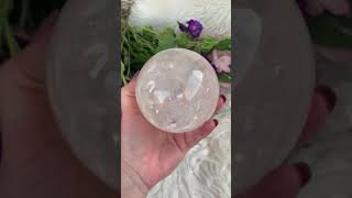 Clear Quartz Crystal Ball