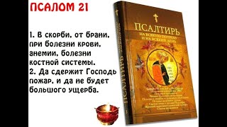 От страха, пожара, ущерба Псалом 21 Давида.