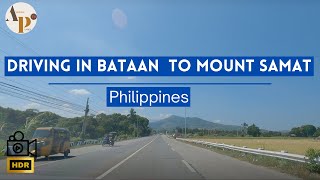 Driving in Bataan to Mount Samat National  Shrine