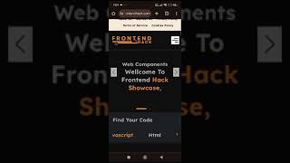 frontendhack.com #Coding#Plateform
