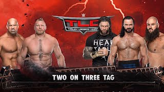 Two on Three "Handicap" Tag Match | WWE TLC Arena