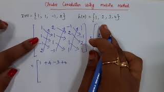 circular convolution using matrix method