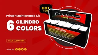 How to use 6 Colors Cilindro for Pigment, Dye, Sublimation and Semisol