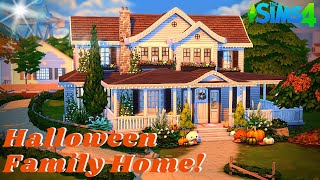 Happy Halloween! || Halloween Family Home || Sims 4 Speed Build || No CC