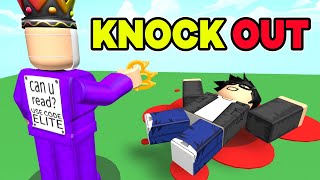 I USED Brass Knuckles On Roblox