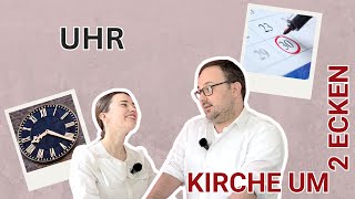 Kirche um 2 Ecken | Uhr