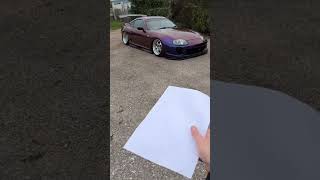 SUPRA MK4 Gets EXTREME Makeover With Full Down Rims!