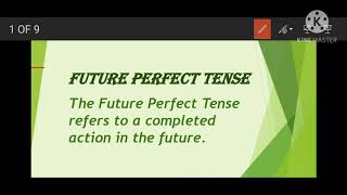 Future Perfect Tense- Affirmative & Negative sentences