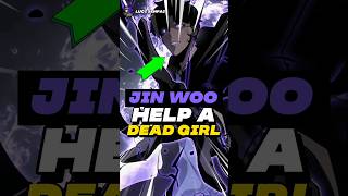 Jin Woo Help A Suicided Girl | #sololeveling #anime #shorts