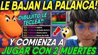 😱RETO EXTREMO! PAKAZ COMIENZA A JUGAR CON 2 MUERTES! DIBUJITO INSOLENTE SE ATREVE A TECLEARLE!