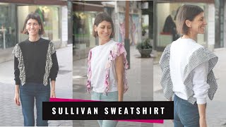 Introducing: the Sullivan Sweatshirt pattern! New indie sewing pattern, beginner friendly