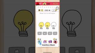 Brain Test Level 90 || Please turn on all the lights.🧠 #braintest #puzzle #shortvideo #game