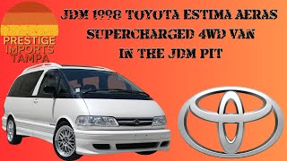 Into the JDM PIT comes this 1998 Supercharged 4WD Toyota Estima Aeras!