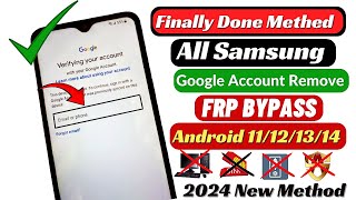 All Samsung FRP Bypass Android 12/13/14 Google Account Remove | 1 Click Samsung FRP Unlock Tool 2024