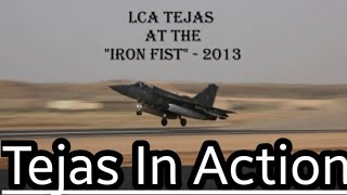 LCA Tejas at the 'Iron Fist' Ecercise In Pokharan, Jaisalmer In Rajasthan #HAL #LCA #TEJAS