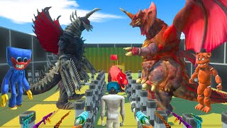 FPS AVATAR GIGAN VS DESTOROYAH IN DANGEROUS CASTLE & DANGEROUS ANIMALS - ARBS