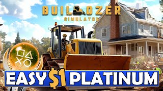 New Easy $0.99 Platinum Game PS4, PS5 - Buildozer Simulator Quick Trophy Guide