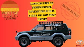 JDM Toyota Landcruiser Prado Diesel W/Rear Diff Locker, Roam Build, 1KZ Startup and Test Drive!