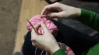 Knitting for Lefties Series - Newborn Basic Beanie Part 1.5 - knitting, purling and more gauge talk