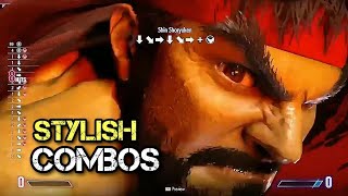 Street Fighter 6 Demo Ryu Stylish Combos