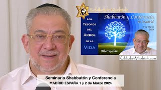 Próximo Shabbatón y Conferencia con Albert Gozlan (Marzo 2024)