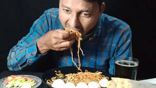 chaumin and egg roll  salade egg boil well com to new vlog subscribe and like and share