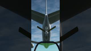 F22 EPIC COCKPIT VIEW WHILE REFUELLING!! #f22 #usairforce #dcs #shorts #milsim #gaming