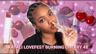 NEW! KAYALI LOVEFEST BURNING CHERRY 48 REVIEW! 🍒 (Honest Review) Sweet & Gourmand Fragrances