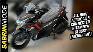 All New Yamaha Aerox 155 Connected Warna Hitam