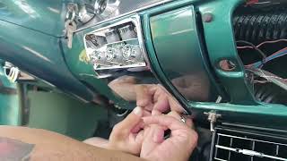 1957 Chevrolet Control Panel Upgrade Installation