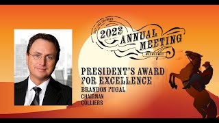 2023 President's Award for Excellence: Brandon Fugal, Colliers