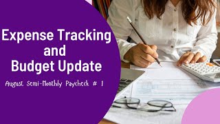 August 15th Paycheck Budget Review & Update: Are we Back on Track? #budgeting #budgetcheckin