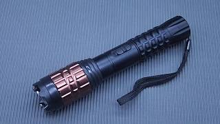 S09 Stun Gun + LED Flashlight + ZOOM + Battery + AC + Car Charger