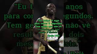 Você não precisa “viver de vitórias” tudo o que você precisa é da vitória certa. #usainbolt #bolt