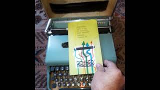 Pensa numa máquina de escrever  antiga SEM USO✅️ Olivetti Lettera 22 era o NOTEBOOK da época.