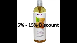 Discount - Now Foods, Solutions, Sweet Almond Oil, 16 fl oz  473 ml Moisturizing Oil for Skin Review