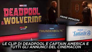 LE CLIP di DEADPOOL 3 e CAPTAIN AMERICA BRAVE NEW WORLD e TUTTI GLI ANNUNCI MARVEL DAL CINEMACON