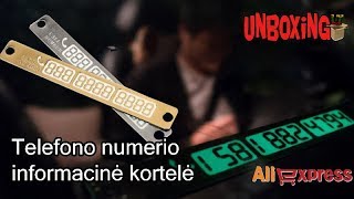 Telefono numerio informacinė kortelė / ALIEXPRESS.COM