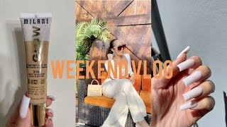 Weekend Vlog | Trying Skin Tint, Nails, Shopping, & Easter Sunday Out